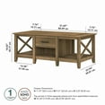 thumbnail image 2 of Bush Furniture Key West Coffee Table with Storage, 2 of 5