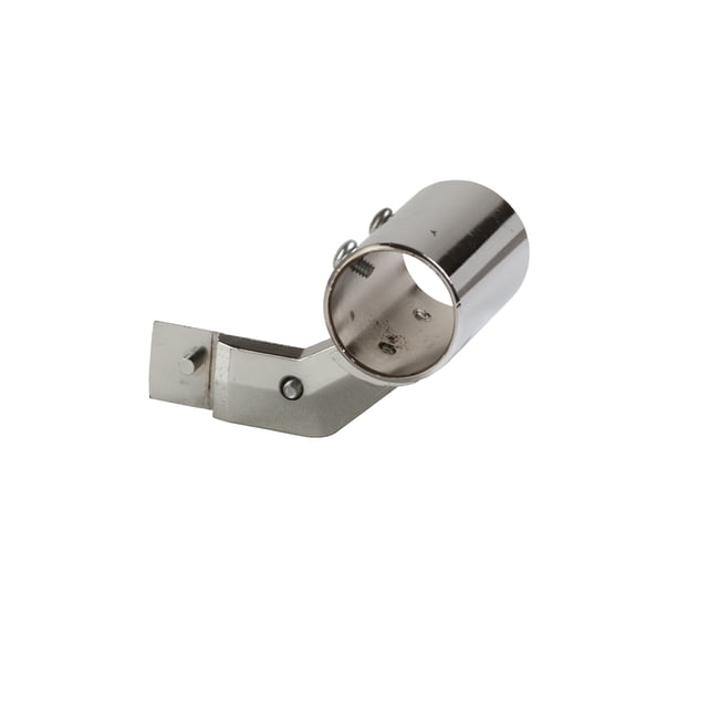 Econoco RC8 Snap-on Center Socket for 1" & 1-1/16" Round Hangrail w/ Tube Attached - Chrome Finish,Pack Size - 100