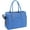 Blue, variant on Fashion Pet Carrier Dog Purse Cat Bag Soft-Sided Carriers Travel Airline Approved, Stylish Leather Tote Handbag for Small Animal Puppy Kitten (Grey)