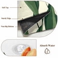 thumbnail image 6 of 2x3 Ft Entryway Area Rug, Orange Tulip Kitchen Rug Runner Washable Floor Mat, Watercolor Retro Elegant Botanical Non Slip Indoor Door Mat Throw Carpet for Bathroom Living Room Bedroom, 6 of 8