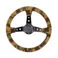 thumbnail image 4 of Estilo Del Camuflaje Del Protector De La Cubierta Del Cambiador De La Palanca De Cambios Del Volante Del Automóvil Sunnimix Cubierta del volante del automóvil, 4 of 8