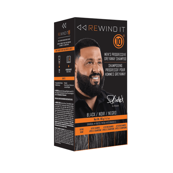 REWIND IT 10 Men’s Progressive Greyaway Shampoo Black 4.1oz