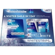Crest 3D White Professional Effects Holiday Gift Pack, Bonus Free Toothbursh, Whitening Rinse and Vivid Toothpaste (Value saving $10.00)
