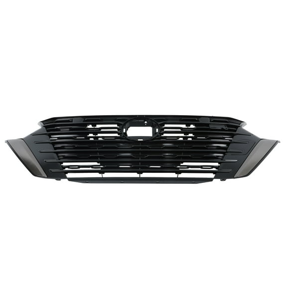 WaiRitoday Front Bumper Upper Grille Compatible With 2024-25 Nissan Sentra SR Plastic Black 62310-6LY2A