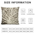 thumbnail image 5 of PIKWEEK  Tan Starfish Throw Pillow Covers Coastal Coral Beach Nautical Pillow Covers Summer Farmhouse Pillowscase Square Cushion Covers for Sofa Couch Bedroom Home Decoration, 5 of 5