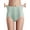 Fruit Green, variant on Women'S Breathable Solid Color Triangle Underwear High Waist Tummy Control Hip Lifting Fruit Green XL