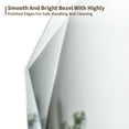 thumbnail image 7 of Antok 24x36 Inch Beveled Edge Frameless Bathroom Vanity Mirror, Wall Mount Mirror for Bathroom, Oval Decorative Mirror, HD Silver, 7 of 7