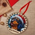 thumbnail image 4 of Afghan Hound Christmas Dog Ornament, Afghan Hound Dog Christmas Decor, Afghan Hound Dog Suncatcher Gift, Xmas Decorations, Dog Gifts, 4 of 4