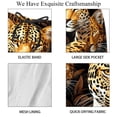 thumbnail image 4 of luoweisi Men's Beach Shorts Quick Dry Swim Trunks with Mesh Lining Leopard L, 4 of 5