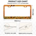 thumbnail image 3 of GZHJMY Horse License Plate Frames 2pcs, Waterproof Aluminum Alloy Front Rear Tag Car License Plate Cover with Screw Cap Set for US Vehicles, 12 x 6 Inch, 3 of 7