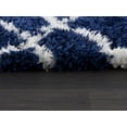 thumbnail image 6 of Allison Navy Shag 2 ft. x 6 ft. Runner Rug, 6 of 7