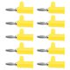 thumbnail image 3 of Plátano 10pcs enchufe plátano apilable 4 mm/0.2 pulgadas de latón sin soldador conector de plátano apilable para accesorios de seguridad para accesorios de segurida, 3 of 7
