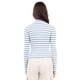 thumbnail image 3 of Playera Para Mujer Quarry A Rayas Con Cuello Alto Color Azul, 3 of 4