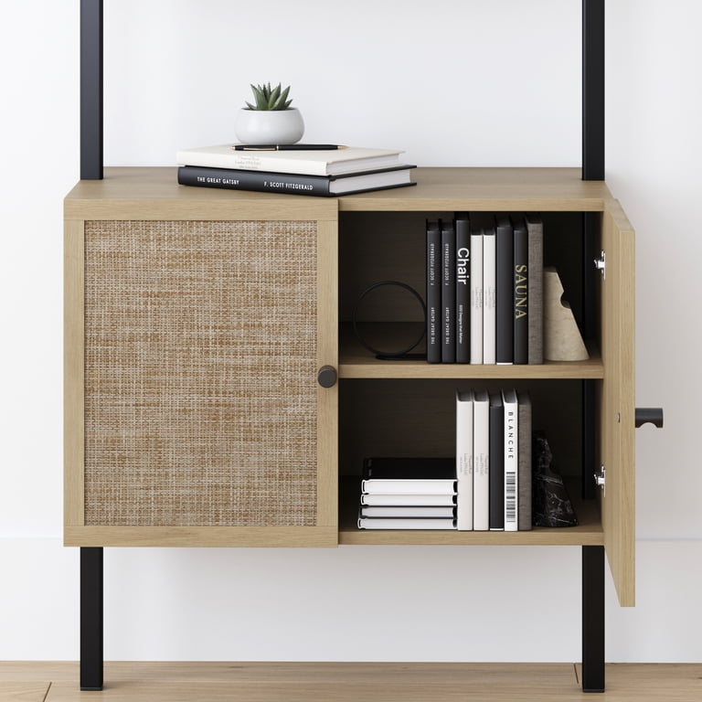 Nathan James Theo Open Shelf Bookcase, Light Oak photo 5