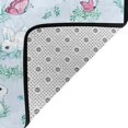 thumbnail image 4 of Cute Cartoon Rabbit Butterfly Shaggy Area Rug, Rugs for Living Room Bedroom Non Slip Door Mat Indoor Carpet Machine Washable Nursery Home Decor Floor Mats for Entryway 60x39in-#, 4 of 5