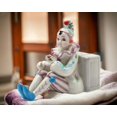 thumbnail image 2 of Cosmos 20932 Clown Sitting by Luggage Ceramic Musical, 2 of 4