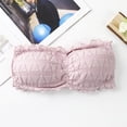 thumbnail image 2 of Women Lace Bandeau Bra Tube Top Bra Stretchy Strapless Bandeau, 2 of 2