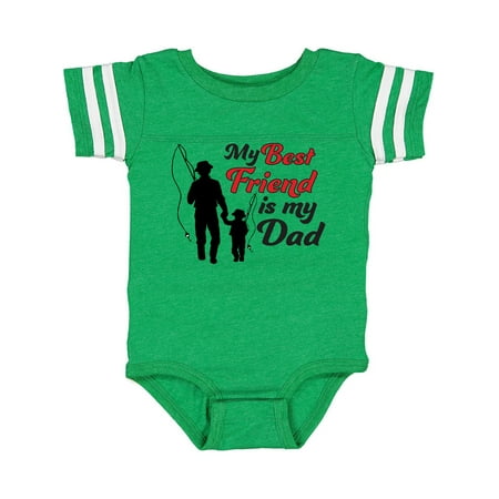 

Inktastic My Best Friend Is My Dad Gift Baby Boy or Baby Girl Bodysuit