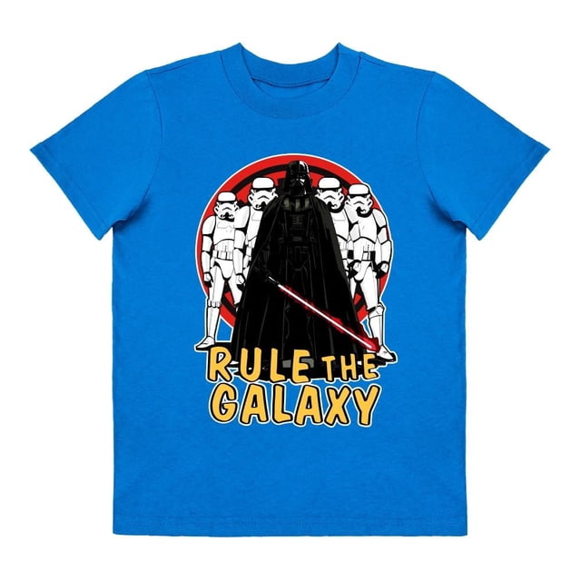 Playera Para Niño Lucasfilm Star Wars Cuello Redondo Manga Corta Talla 6 Azul Rey