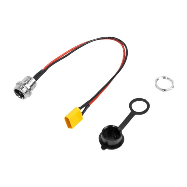 Almencla Remplacement de Port de Charge pour Scooters Pratique Résistant à l'Usure Facile à Utiliser Interface de Charge 8 Po pour Scooters Électriques XT30