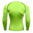 thumbnail image 3 of LEKWK Compression Undershirts for Men Long Sleeve Athletic Shirts Quick Dry Running Shirts Raglan Base Layer Gym Workout Sporty Top, 3 of 4