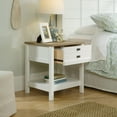 thumbnail image 3 of Sauder Cottage Road 1 Drawer Nightstand, Soft White Finish, 3 of 15