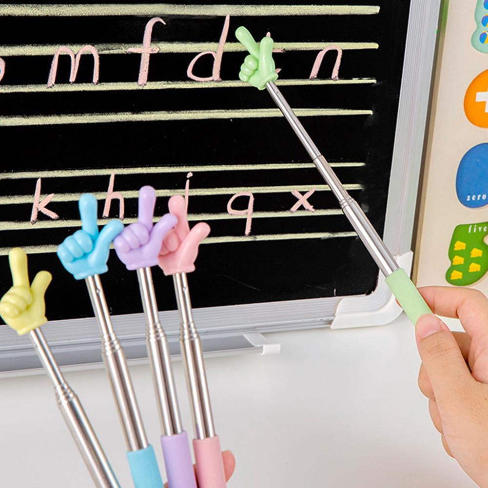 Lot De 3 Pointeurs Télescopiques Pour Enseignant - Stylo Pointeur Rétractable 21-68 Cm - Pour Tableau Blanc, Présentations, Conférences