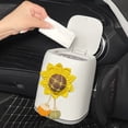 thumbnail image 5 of Car Trash Can under $5! Cagogo Car Trash Can with Lid, Hanging Vehicle Garbage Bin, Cute Auto Organizer for Front Rear Seats, Leak Proof Car Accessories, Travel Waste Container for Road Trips, 5 of 8