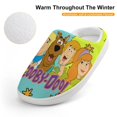thumbnail image 4 of Scooby Scooby-Doo Kids Cotton Slippers Slip-on Indoor Memory Foam House Shoes Fluffy Slippers Furry Cozy Comfy Slippers Boys Girls, 4 of 8