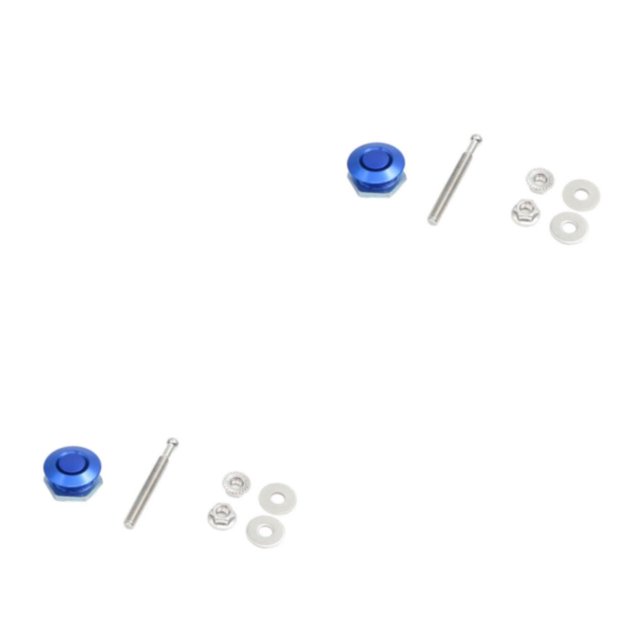 Youkk Car Modification Lightweight And Stylish Hood Lock Multiple Styles Available blue DP16-25 2Set