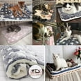 thumbnail image 3 of MUYIER Cozy Calming Cat Blanket, Cat Bed Self Heating Pet Pad, Ultra Soft and Warm Dog Cat Bed Mat Flannel Blanket, 3 of 7