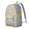 thumbnail image 2 of Polished Sunflower Design Backpack with Padded Computer Pocket, Reliable School and Work Companion, Comfortable Carry, Appreciated Gift, 2 of 5