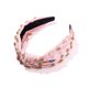 thumbnail image 3 of Diadema con nudo de cristal para mujer Diadema antideslizante con diamantes de imitación Banda para la cabeza rosa Diademas anchas de moda Accesorios para el cabello para mujeres, 3 of 5