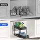 thumbnail image 3 of 2-tier Under Sink Organizer with Sliding Storage Drawer Cabinet Basket Organizer for Bathroom Kitchen, 3 of 4