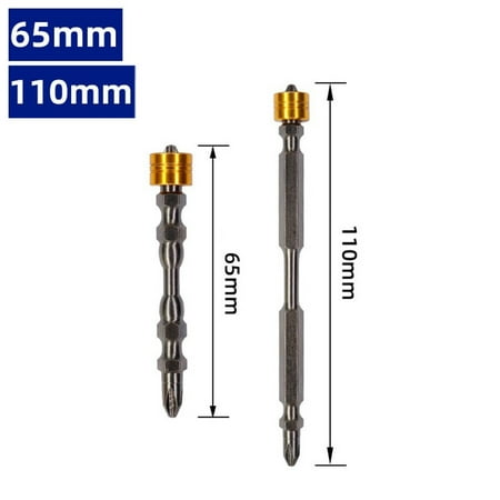 

2Pcs Double Head PH2 Screwdriver Bit with Magnetic Ring Electric ScrewDriver 65-110mm