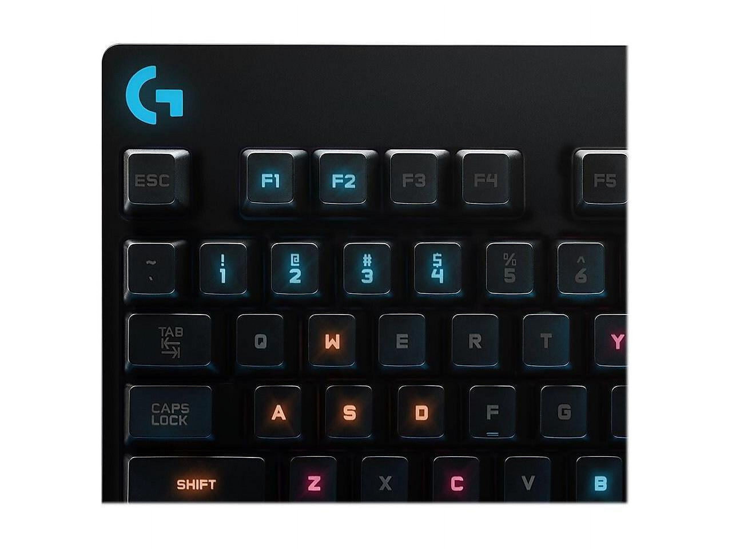 Logitech G PRO Mechanical Gaming Keyboard, Ultra Portable Tenkeyless Design, Detachable Micro USB Cable, 16.8 Million Color LIGHTSYNC RGB Backlit Keys