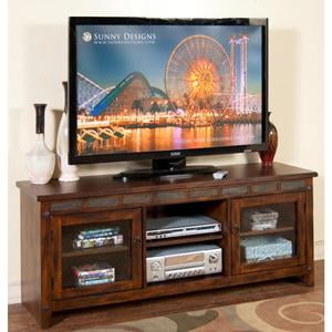 Sunny Designs Santa Fe TV Console In Dark Chocolate – (TV Console Only) Sunny Designs Santa Fe TV Console In Dark Chocolate – (TV Console Only)