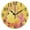 Black, variant on Cute Sea Slug Round Wall Clock Battery Operated Silent Non-Ticking Bedroom Office Kitchen Home School Decor 10"(Black)