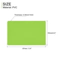 thumbnail image 3 of Uxcell Blank Cards Green Plastic Card 14mil for ID Badge Printer, Graphic Quality, Pack of 50, 3 of 4