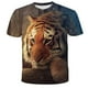 thumbnail image 1 of Summer New Creative Lion graphic t shirts Children Fashion Casual Trend Animal Pattern T-shirt harajuku 3D Printing streetwear T7T Gong Bohan LED, 1 of 2