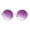 Gold Purple, variant on Round Circle Lens Hippie Metal Rim Gradient Sunglasses Silver Blue