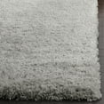 thumbnail image 4 of SAFAVIEH Indie Balfour Solid Polyester Shag Area Rug, Grey, 4' x 6', 4 of 6
