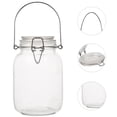 thumbnail image 2 of Handheld Sealed Glass Storage Jar Airtight Pickle Canister Grain Storage Container, 2 of 9