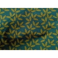 thumbnail image 4 of oneOone Cotton Poplin Fabric Leaves Block Printed Fabric 1 Yard 42 Inch Wide, 4 of 4