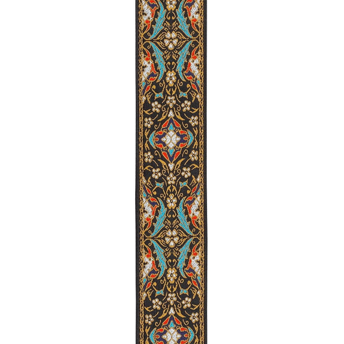 D'Addario Eco-Comfort Persian Woven Guitar Strap, Black