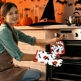 thumbnail image 2 of Halloween Oven Mitts and Pot Holder Set, Heat Resistant Kitchen Gloves and Hot Pad for Baking, Cooking, Grilling, Microwave Safe, Non-Slip Insulated Handle Grips, 2 of 6