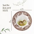 thumbnail image 7 of Spode Woodland Quail 9" Soup Plate - Rustic Fine Earthenware Bowl for Soup, Pasta or Salad with Game Bird Design - Microwave, Oven, Freezer & Dishwasher Safe - Coordinates with Woodland and Delamere, 7 of 7