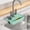 Q, variant on High Absorbency Kitchen Sink Faucet Splash Guard Drain Rack - Quick-Drying Countertop Organizer, Stylish Sponge & Rag Holder