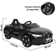 thumbnail image 5 of Montable Eléctrico para Niños JOYKOO BMW Deportivo Control Remoto 12v Negro, 5 of 7