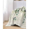 thumbnail image 2 of Sage Green Eucalyptus Sofa Couch Covers for Dog,Washable Sofa Throw Cover Single Slipcoverfor Armchair with Tassels,Rustic Botanical Plant Leaf Farmhouse Couch Protector Towel Blanket Medium 71x91, 2 of 8